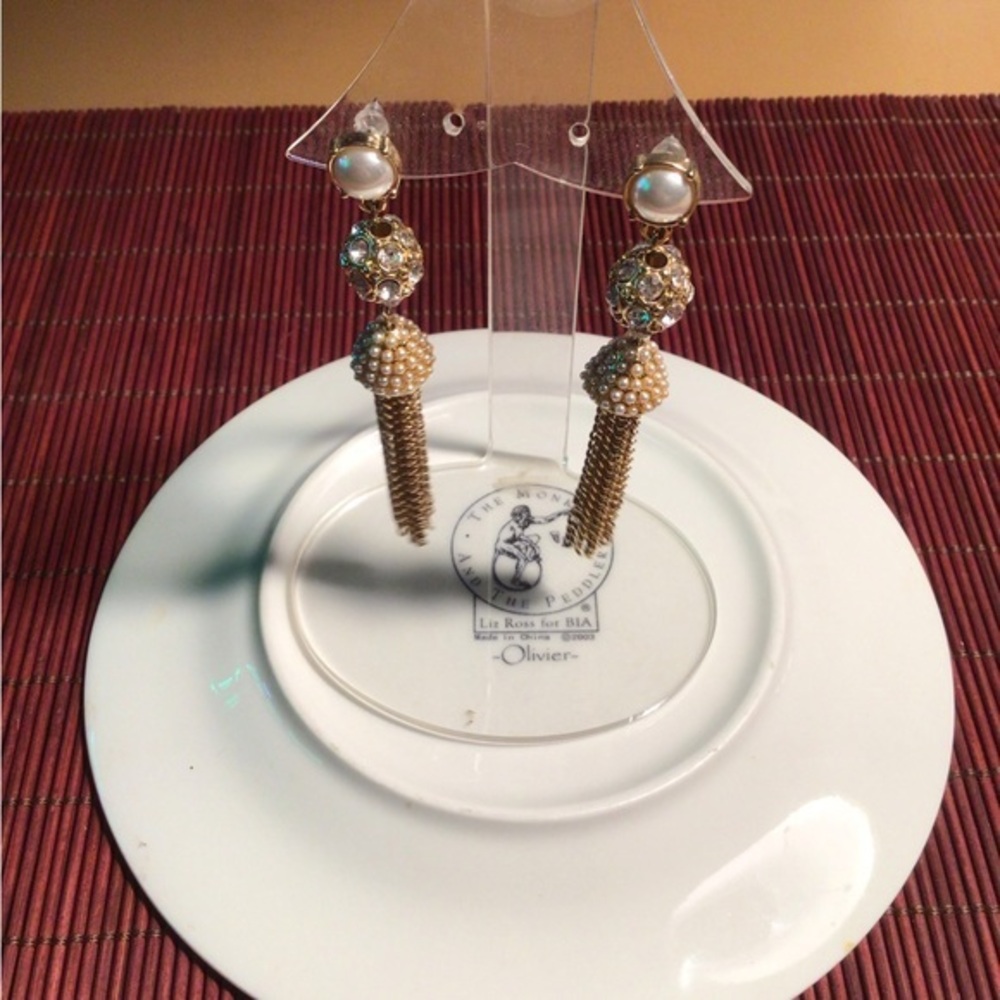 GOLD chain earrings